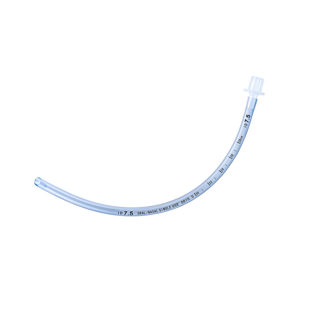 uncuffed oral and nasal PVC endotracheal tube